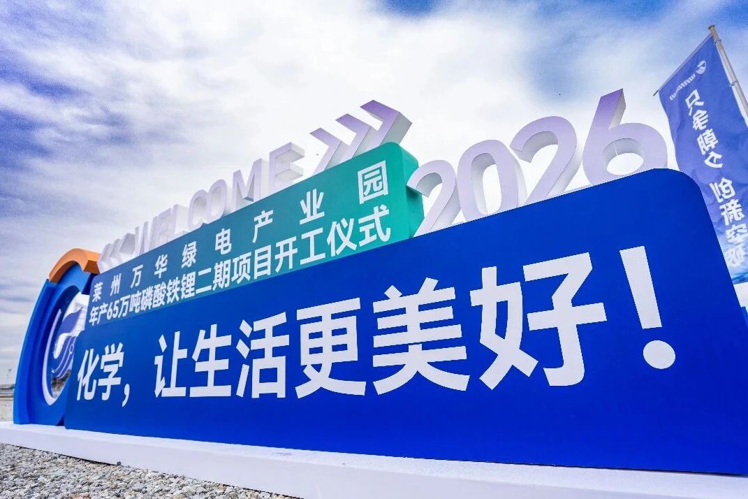 山东65万吨磷酸铁锂项目二期开工